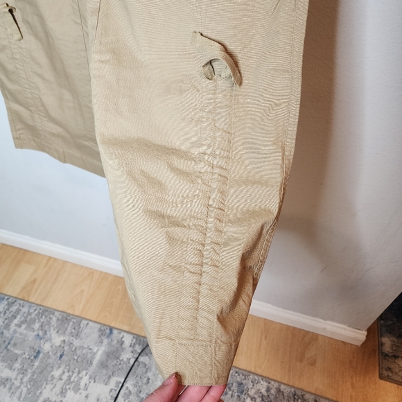 NWT Columbia Tie up ruched hem khaki pants.  Women's size 16. - Picture 3 of 16